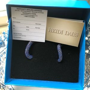 Heidi Daus Lovely Links Earrings New-Never worn